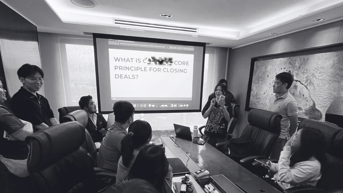Foundry for Good team members sharing ideas during a strategy workshop